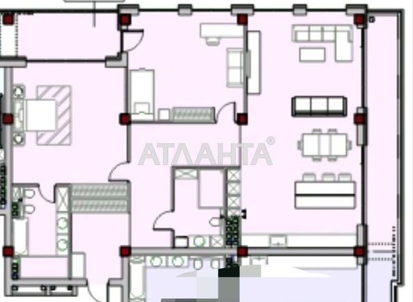 3-rooms apartment apartment by the address st. Azarova vitse adm (area 182,7 m²) - Atlanta.ua - photo 2