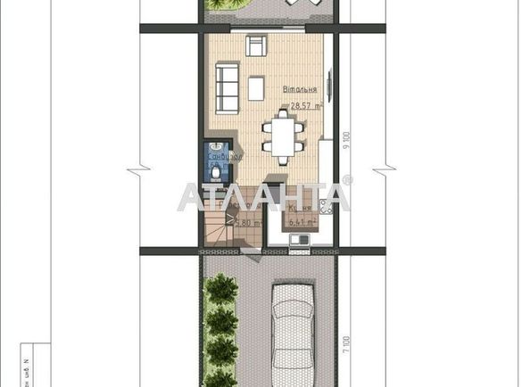 3-rooms apartment apartment by the address st. Chernomorskiy per (area 70 m²) - Atlanta.ua - photo 9