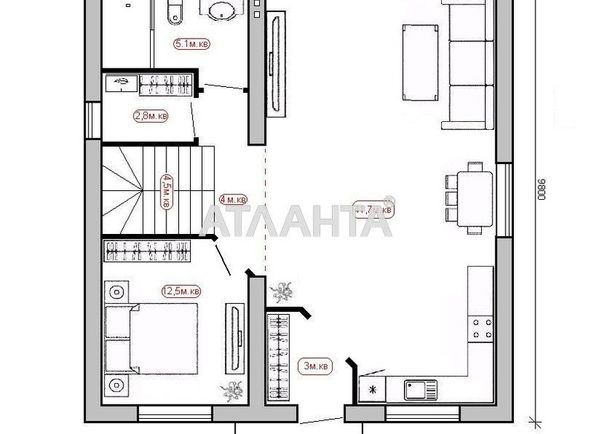 Будинок за адресою вул. Гумільова (площа 160 м²) - Atlanta.ua - фото 4