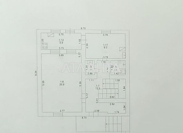 House by the address st. Mira (area 178,9 m²) - Atlanta.ua - photo 11
