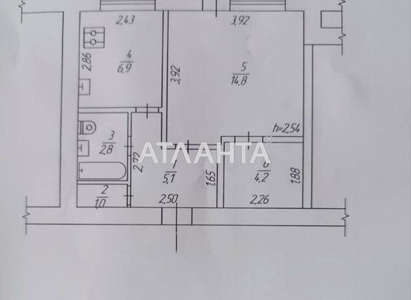 1-кімнатна квартира за адресою Космонавтів просп. (площа 37 м²) - Atlanta.ua - фото 7