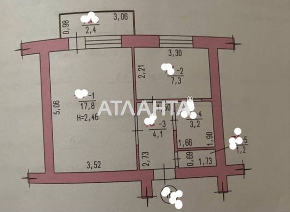 1-кімнатна квартира за адресою вул. Шума Віталія (площа 31 м²) - Atlanta.ua - фото 13