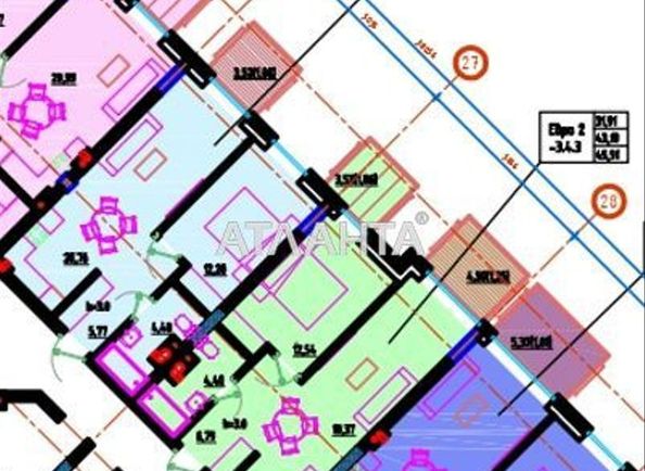1-кімнатна квартира за адресою Фонтанська дор. (площа 45,3 м²) - Atlanta.ua - фото 7