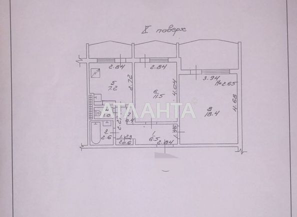 2-rooms apartment apartment by the address st. Koroleva ak (area 55,1 m²) - Atlanta.ua - photo 7