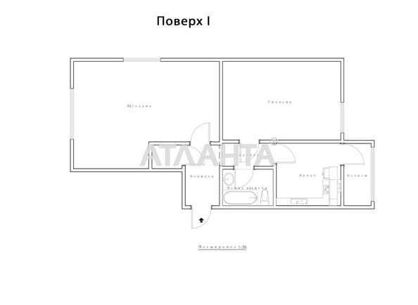 3-кімнатна квартира за адресою вул. Зерова (площа 91,2 м²) - Atlanta.ua - фото 27