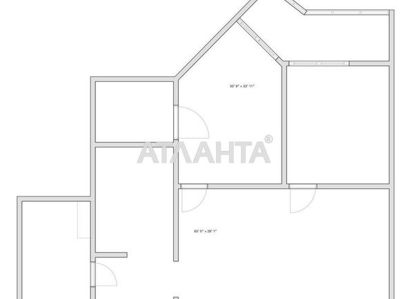 3-комнатная квартира по адресу ул. Франко Ивана (площадь 70 м²) - Atlanta.ua - фото 26