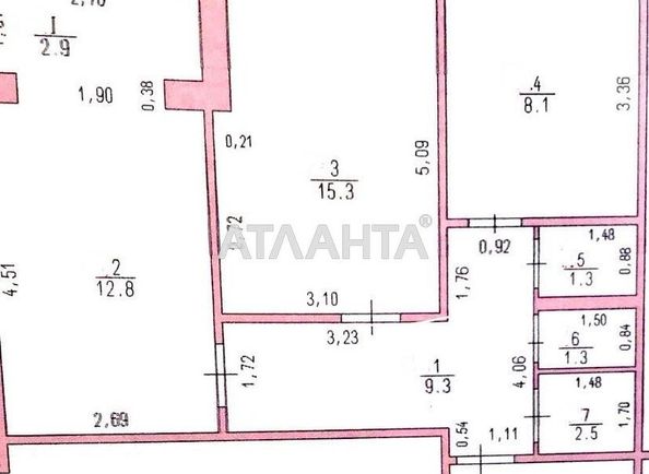 2-rooms apartment apartment by the address st. Sadovaya (area 54 m²) - Atlanta.ua - photo 4