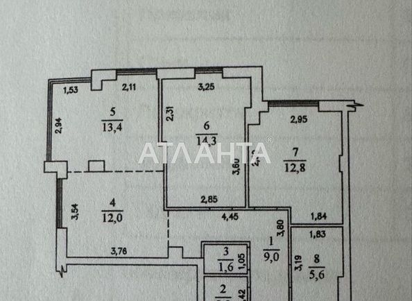3-rooms apartment apartment by the address st. Marselskaya (area 71 m²) - Atlanta.ua - photo 11