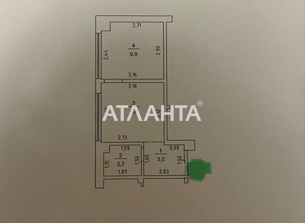 1-комнатная квартира по адресу ул. Боровского Николая (площадь 25,5 м²) - Atlanta.ua - фото 9
