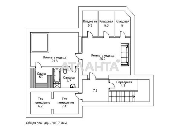 House by the address st. Kostandi (area 490 m²) - Atlanta.ua - photo 13
