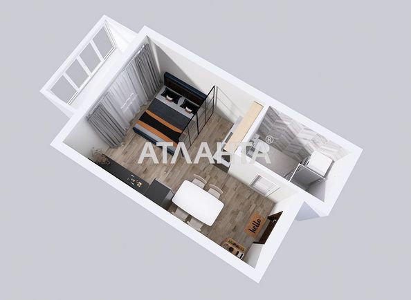 1-кімнатна квартира за адресою вул. Бочарова ген. (площа 23,1 м²) - Atlanta.ua - фото 7