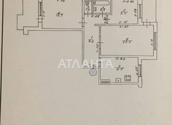 3-rooms apartment apartment by the address st. Glushko ak pr Dimitrova pr (area 62,4 m²) - Atlanta.ua - photo 8