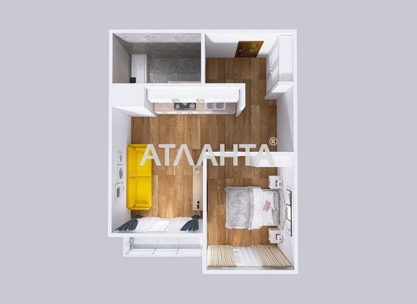 2-rooms apartment apartment by the address st. Krasnova (area 44 m²) - Atlanta.ua - photo 41