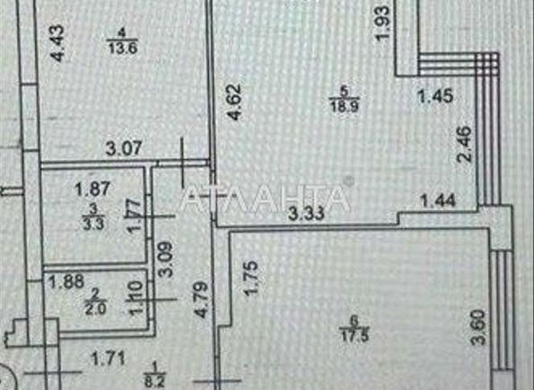 2-кімнатна квартира за адресою вул. Попова Д. (площа 63,5 м²) - Atlanta.ua - фото 2