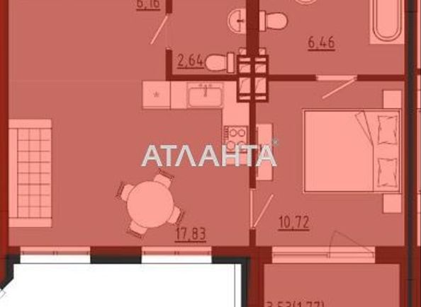 1-кімнатна квартира за адресою вул. Чехова (площа 45,5 м²) - Atlanta.ua - фото 9