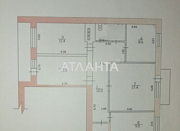 Многокомнатная квартира по адресу ул. Пионерная (площадь 79 м²) - Atlanta.ua - фото 14