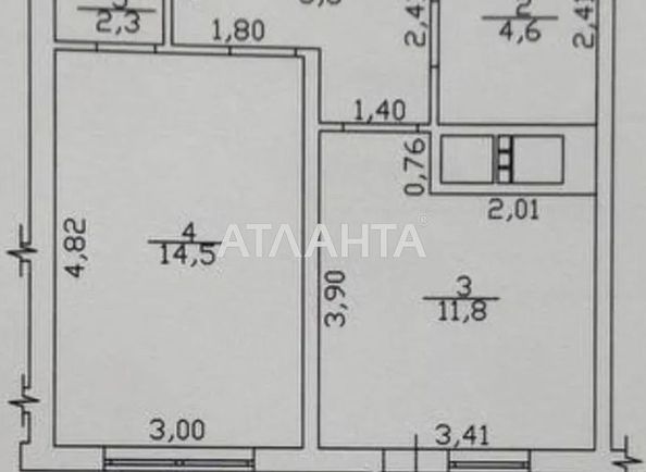 1-кімнатна квартира за адресою Люстдорфська дор. (площа 40,8 м²) - Atlanta.ua - фото 9
