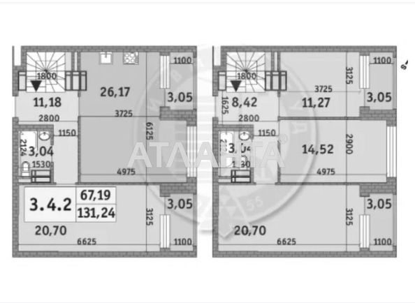 4+-rooms apartment apartment by the address st. Ul Kraynyaya (area 67,2 m²) - Atlanta.ua - photo 20