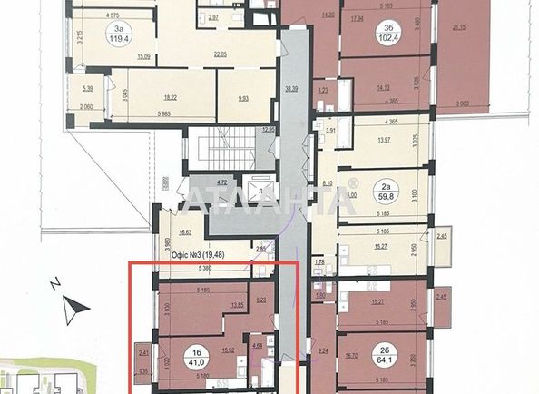 1-room apartment apartment by the address st. Shirokaya (area 41 m²) - Atlanta.ua - photo 7