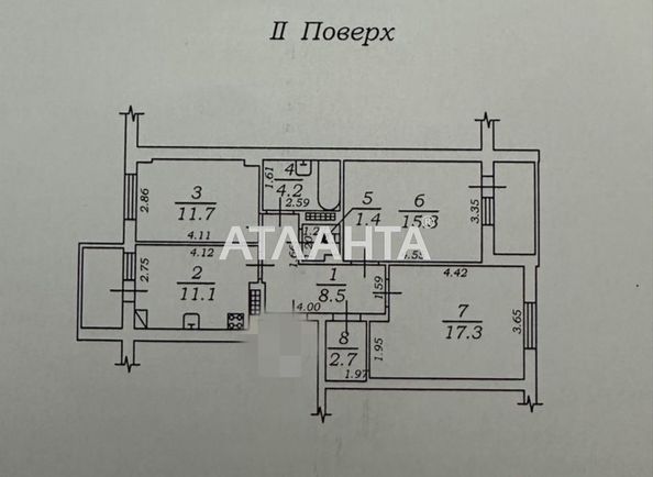 3-rooms apartment apartment by the address st. Torgovaya (area 76,2 m²) - Atlanta.ua - photo 6