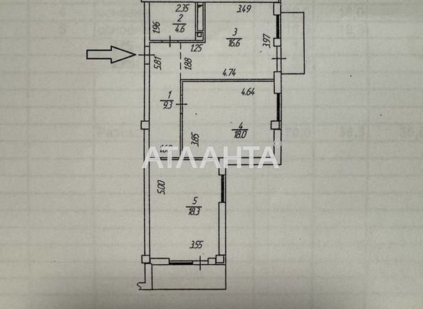 2-кімнатна квартира за адресою вул. Геранева (площа 68 м²) - Atlanta.ua - фото 13