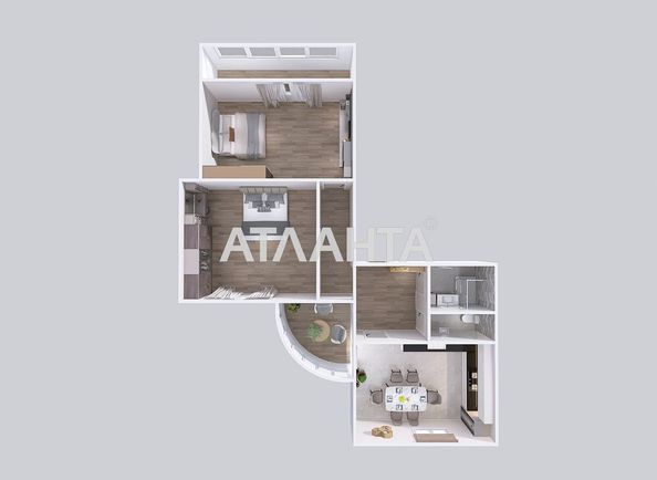 2-комнатная квартира по адресу Хвойный пер. (площадь 95 м²) - Atlanta.ua - фото 9