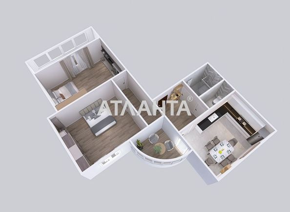 2-комнатная квартира по адресу Хвойный пер. (площадь 95 м²) - Atlanta.ua - фото 11