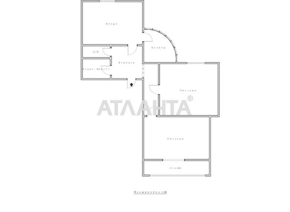 2-комнатная квартира по адресу Хвойный пер. (площадь 95 м²) - Atlanta.ua - фото 14