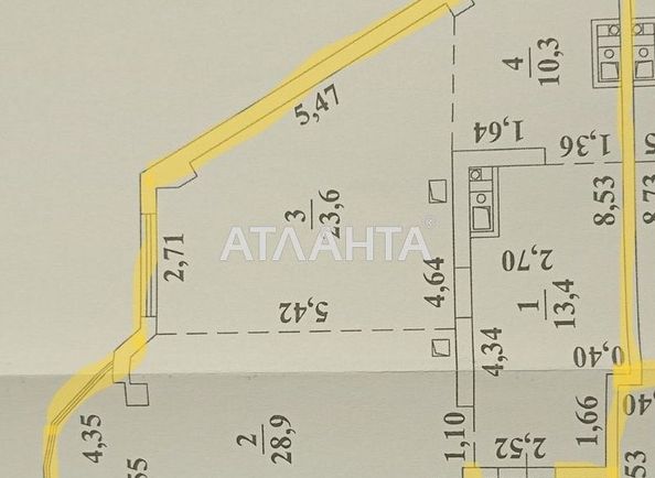 2-комнатная квартира по адресу Фонтанская дор. (площадь 76,2 м²) - Atlanta.ua