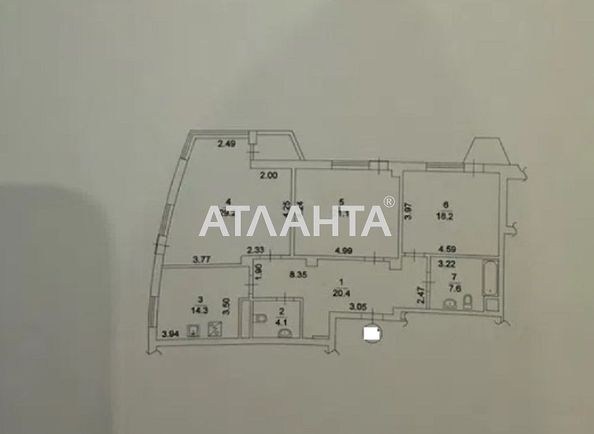 3-rooms apartment apartment by the address st. Ul Lomonosova (area 116 m²) - Atlanta.ua - photo 29