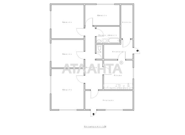 Будинок за адресою вул. Кіцманська (площа 154,1 м²) - Atlanta.ua - фото 27