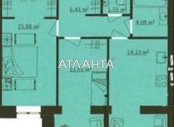 2-комнатная квартира по адресу ул. Сахарова (площадь 54 м²) - Atlanta.ua - фото 9