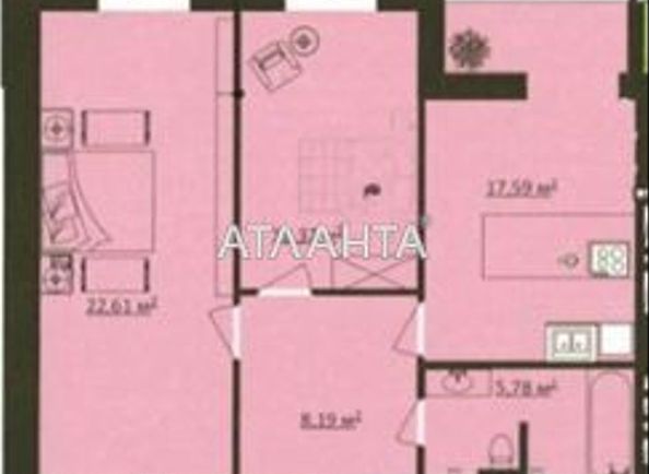 2-комнатная квартира по адресу ул. Сахарова (площадь 66,5 м²) - Atlanta.ua - фото 9