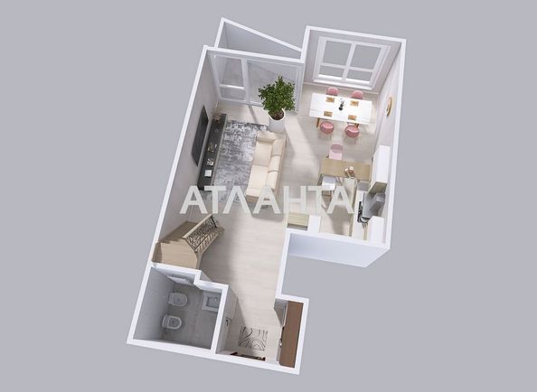 2-кімнатна квартира за адресою вул. Карла Мікльоша (площа 95,4 м²) - Atlanta.ua - фото 34