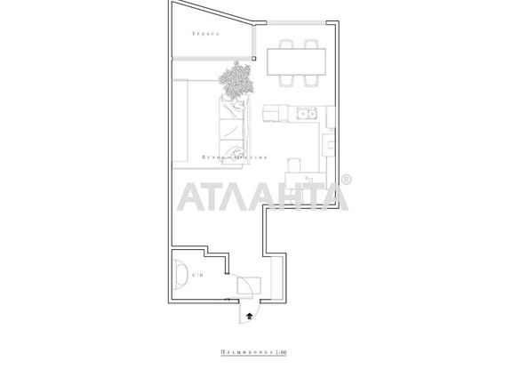 2-кімнатна квартира за адресою вул. Карла Мікльоша (площа 95,4 м²) - Atlanta.ua - фото 37