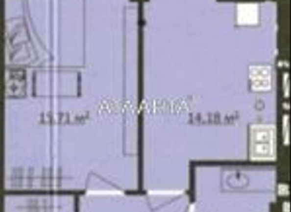 1-комнатная квартира по адресу ул. Сахарова (площадь 39,7 м²) - Atlanta.ua - фото 11