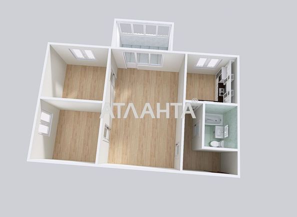 2-кімнатна квартира за адресою вул. Богдана Хмельницького (площа 48,8 м²) - Atlanta.ua - фото 13