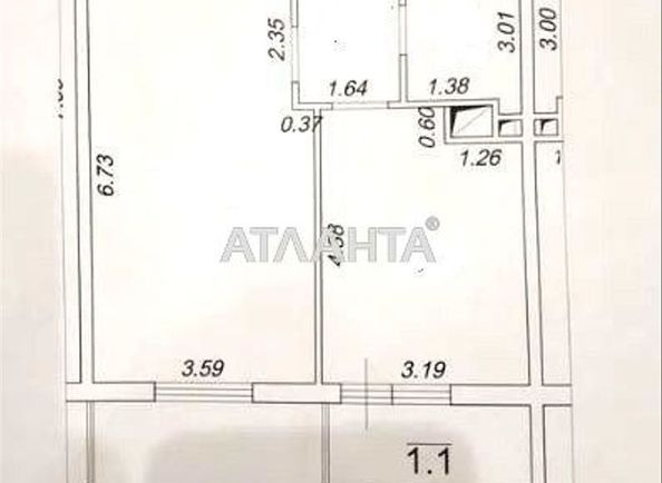 1-комнатная квартира по адресу ул. Сахарова (площадь 41 м²) - Atlanta.ua - фото 8
