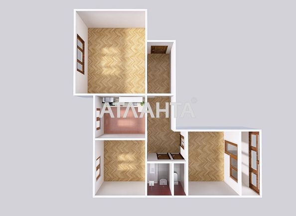 3-кімнатна квартира за адресою вул. Шафарика (площа 65,2 м²) - Atlanta.ua - фото 19