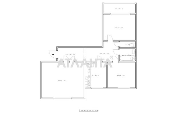 3-кімнатна квартира за адресою вул. Шафарика (площа 65,2 м²) - Atlanta.ua - фото 24