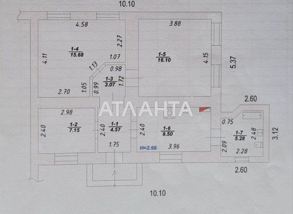 Дом по адресу ул. Котляревского (площадь 61,3 м²) - Atlanta.ua - фото 21