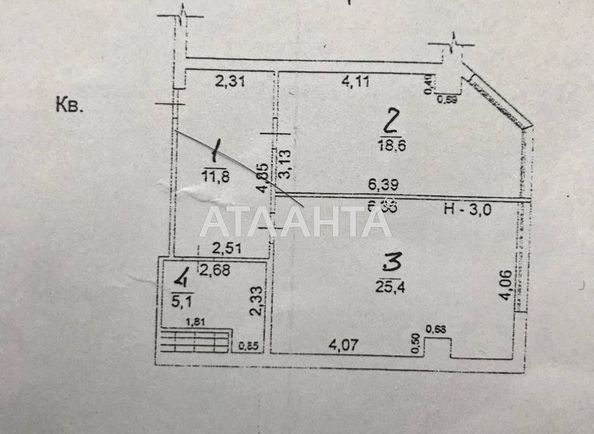 1-кімнатна квартира за адресою вул. Грецька (площа 60 м²) - Atlanta.ua - фото 10