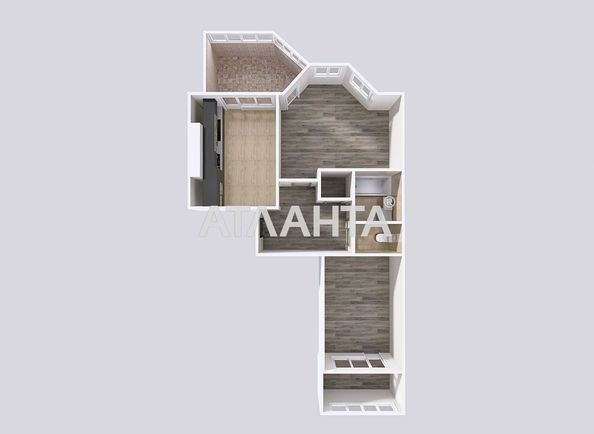 2-комнатная квартира по адресу ул. Тепличная (площадь 72,9 м²) - Atlanta.ua - фото 18