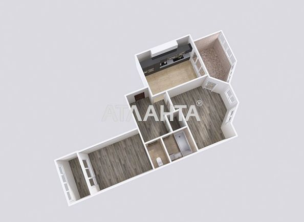 2-комнатная квартира по адресу ул. Тепличная (площадь 72,9 м²) - Atlanta.ua - фото 21