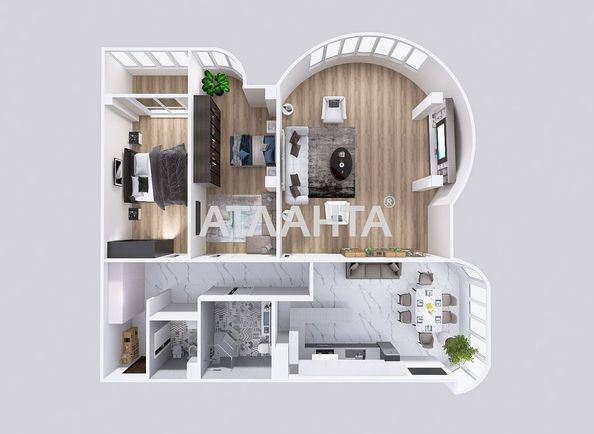 3-комнатная квартира по адресу ул. Березовая (площадь 142 м²) - Atlanta.ua - фото 24