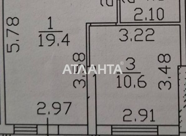 1-комнатная квартира по адресу ул. Вильямса ак. (площадь 36,5 м²) - Atlanta.ua - фото 6