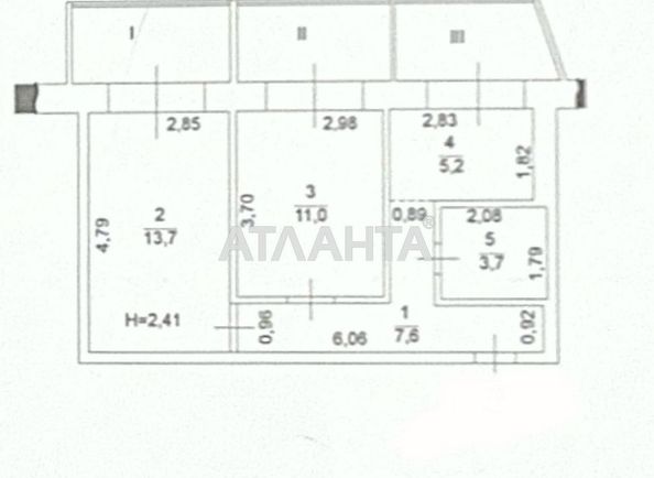 2-кімнатна квартира за адресою вул. Героїв Крут (площа 53,4 м²) - Atlanta.ua - фото 23