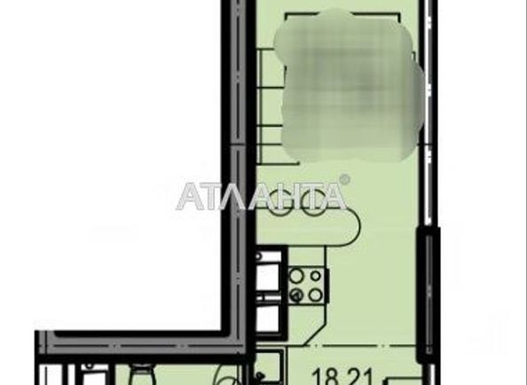 1-room apartment apartment by the address st. Dacha Kovalevskogo Amundsena (area 31,4 m²) - Atlanta.ua - photo 13
