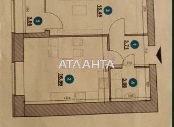 1-кімнатна квартира за адресою вул. Героїв Крут (площа 44 м²) - Atlanta.ua - фото 6
