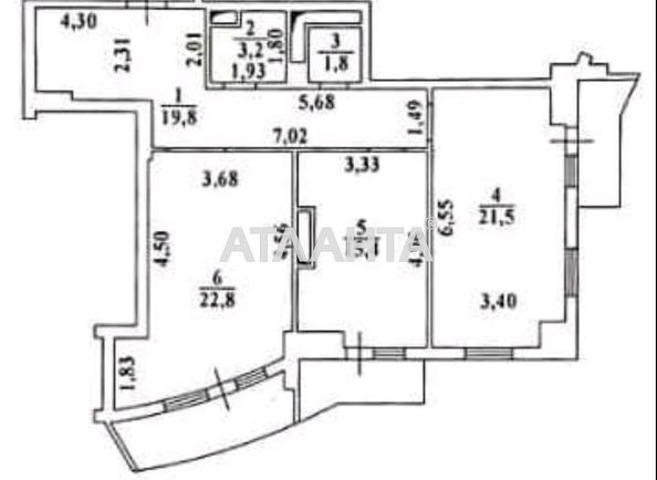 2-rooms apartment apartment by the address st. Lyustdorfskaya dor Chernomorskaya dor (area 96 m²) - Atlanta.ua - photo 7